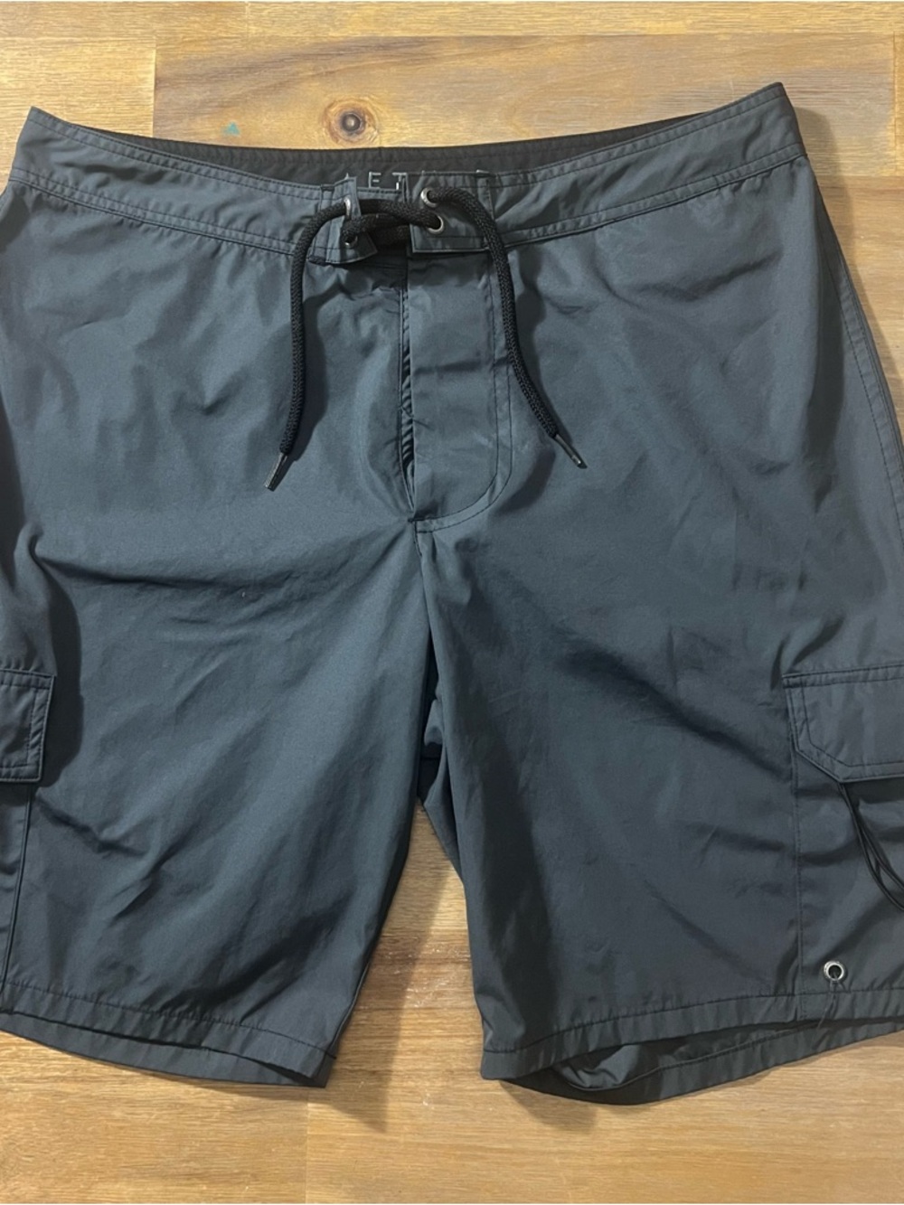 Aether Men’s Board Shorts Size 32 Flat Front Polyester Lace Up Casual Outdoor